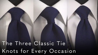 Three Classic Tie Knots for Every Occasion