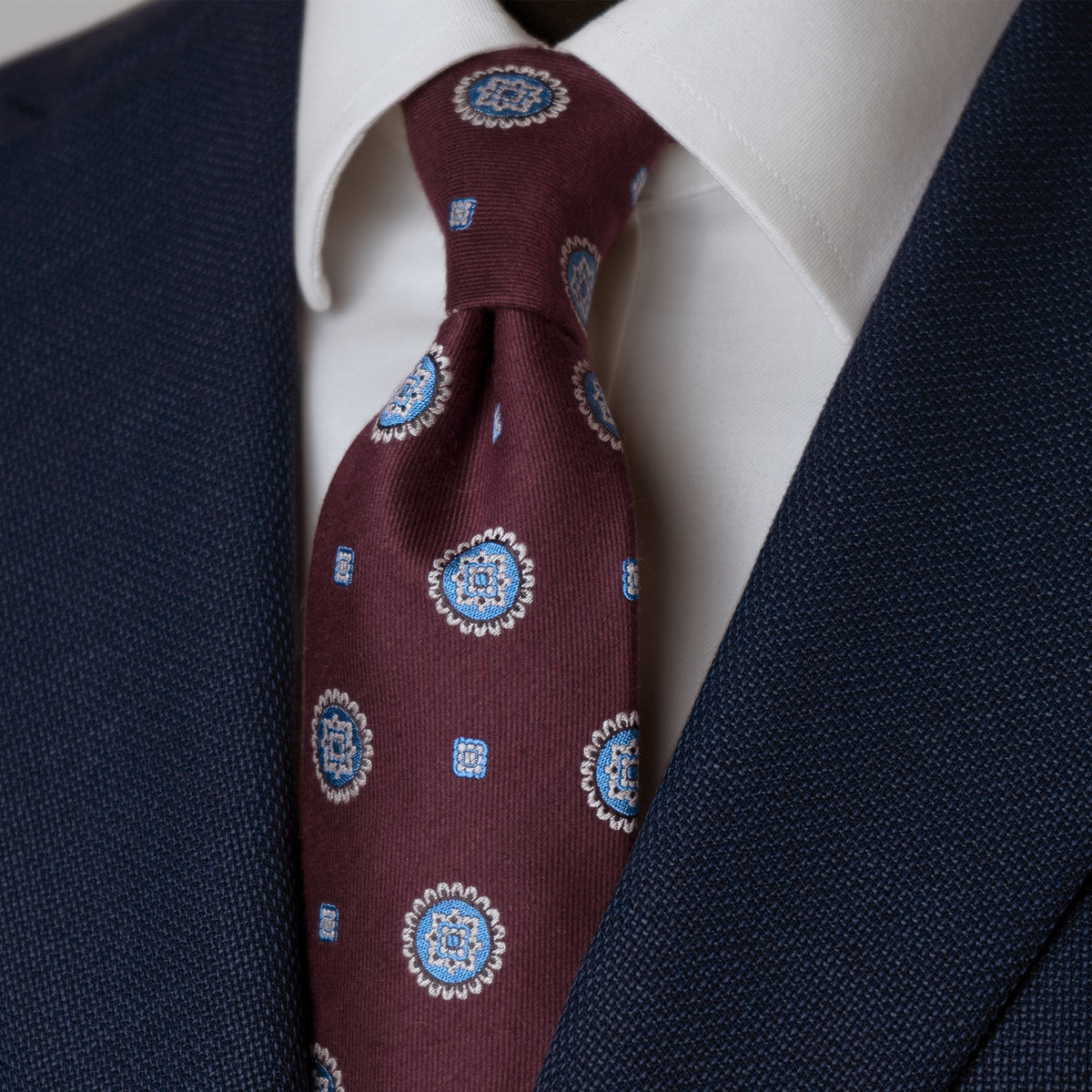 casual blazer with tie