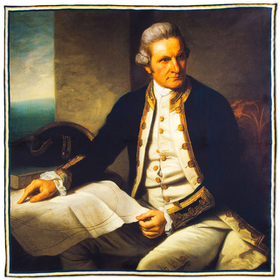 Captain James Cook Pocket Square
