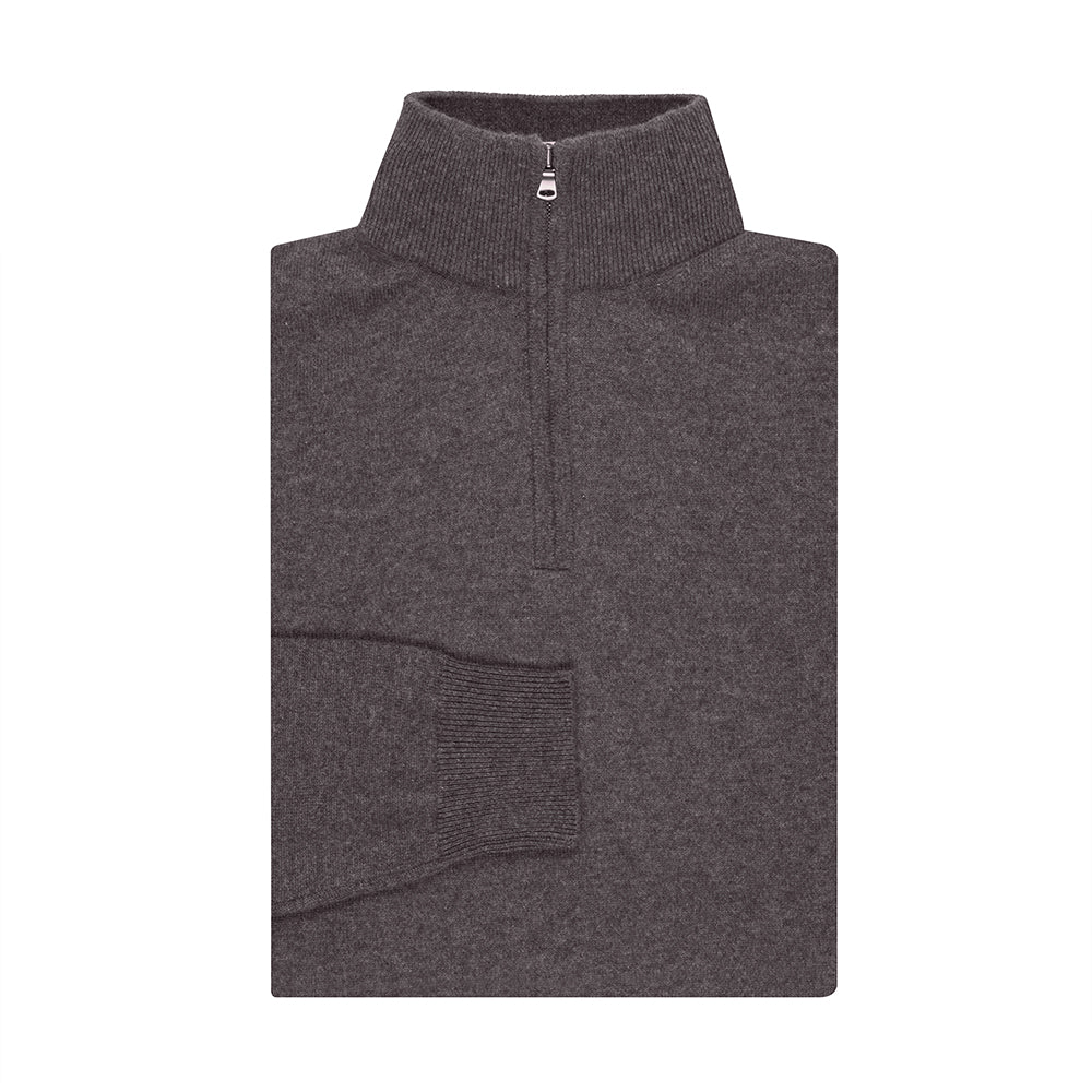 Dark grey quarter zip online