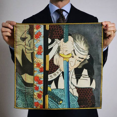 Product Focus: Portrait Of Kansake Yagoro Noriyasu Pocket Square