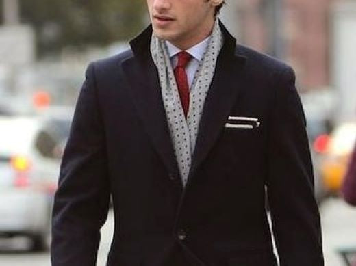 1pc Mens Scarf Jacquard Polyester British Suit Shirt Neckline Towel Fashion  Warm Scarf - Jewelry & Accessories - Temu