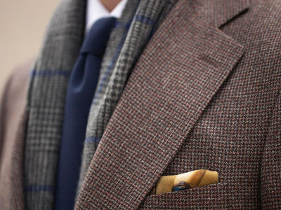 Product Focus: Brown Superfine Hopsack Jacket