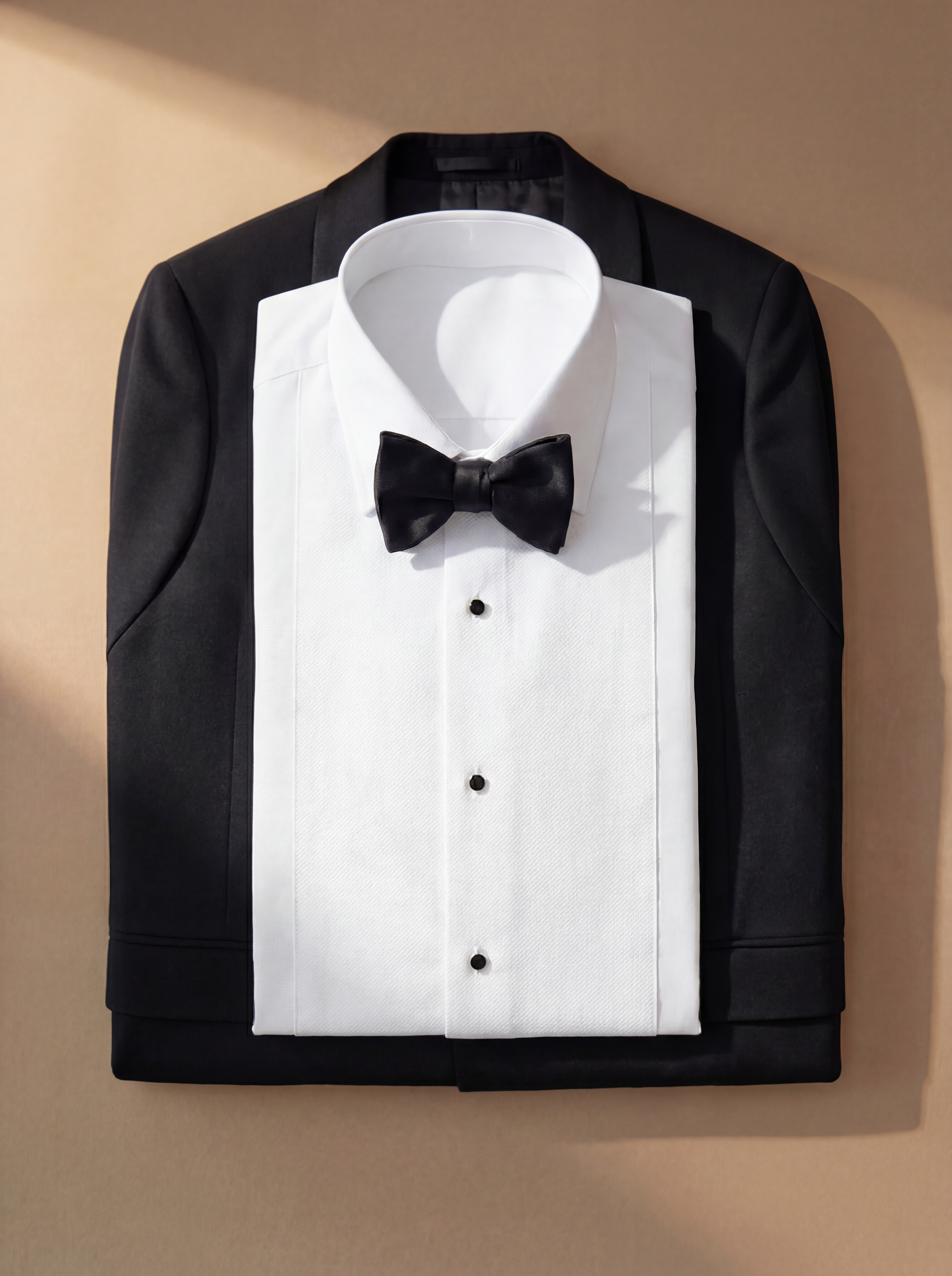 dress shirt to wear with bow tie Amazon.com: Men's White Wing Tip Tuxedo Dress Shirt with Pleated Front   Convertible French Cuffs + Black Bow Tie