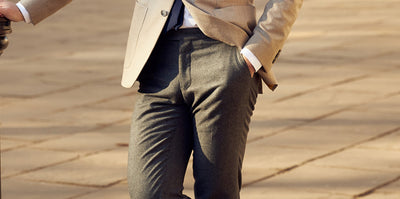 Three Ways To Wear Flannel Trousers In Summer