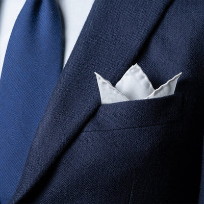 Product Focus: White Pocket Square Collection