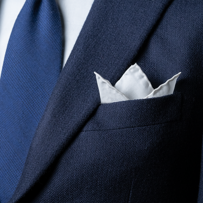 Why Any White Pocket Square Will Suit Your Jacket