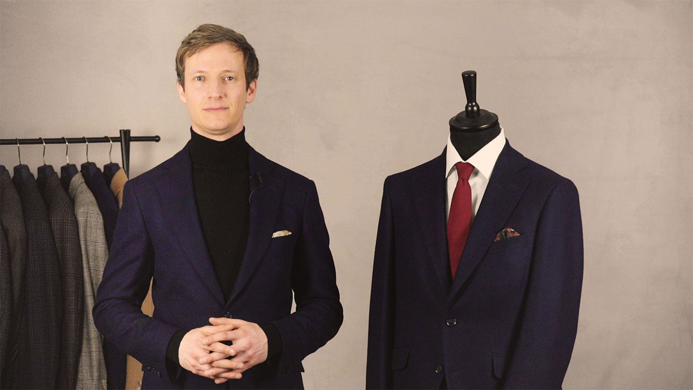 Navy blazer with best sale tie
