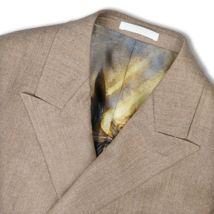 Beige Double-Breasted Jacket – Rampley and Co