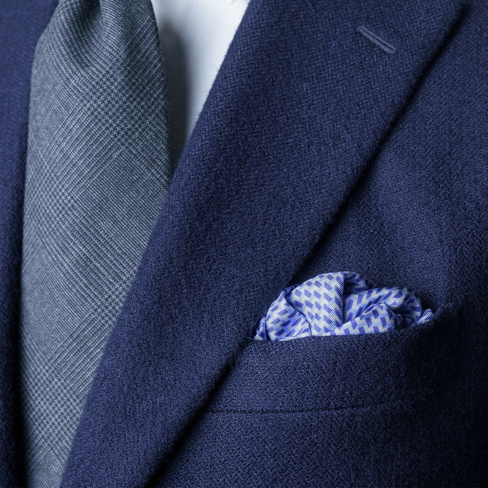 pocket square silk dress Checkerboard Silk Pocket Square