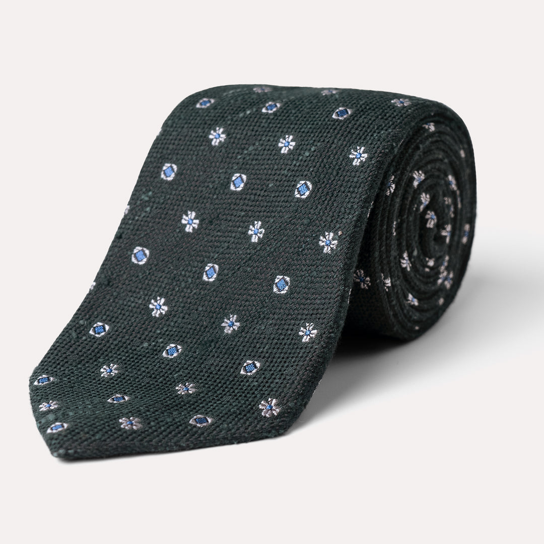 小物 40's style polka dot bottle shape tie alexandermcqueen-black-white-