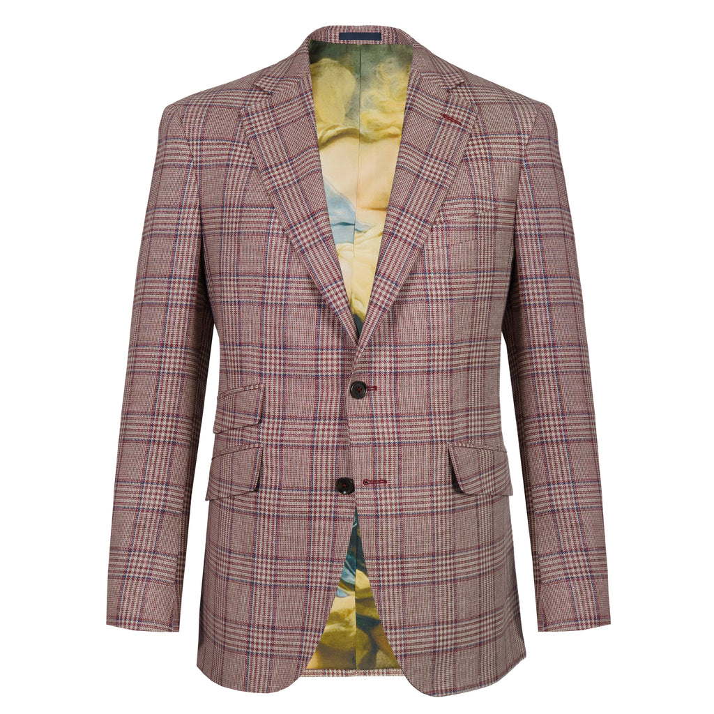 Rust Check Wool Blend Jacket – Rampley and Co