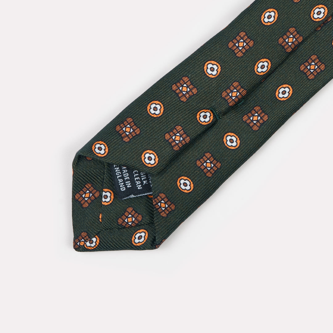 orange and green ties