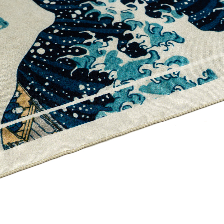 Great Wave off Kanagawa by Hokusai Pocket Square – Rampley and Co