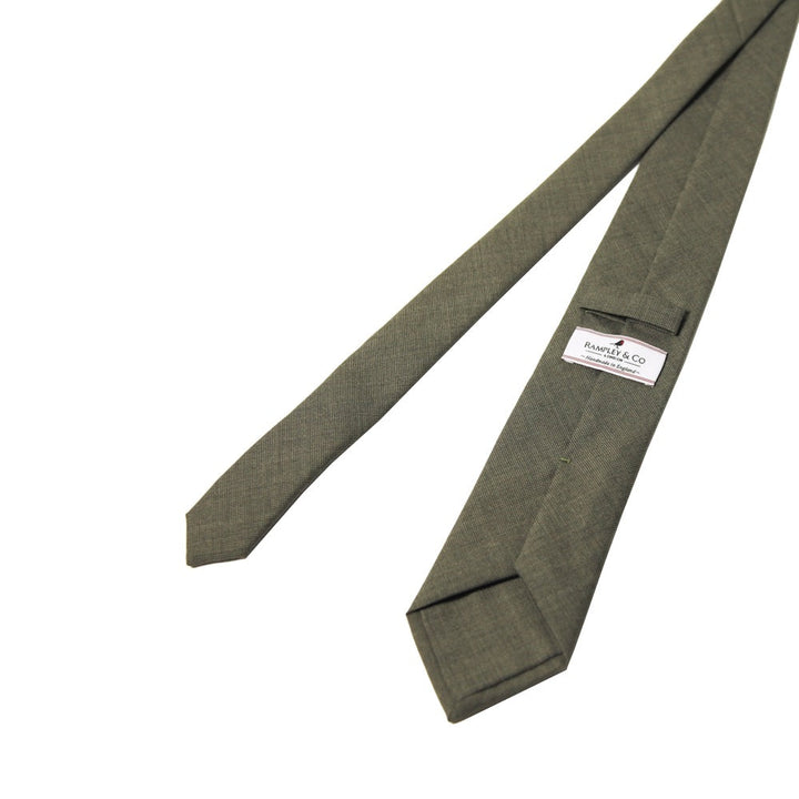 Moss Pindot Merino Wool Tie – Rampley and Co