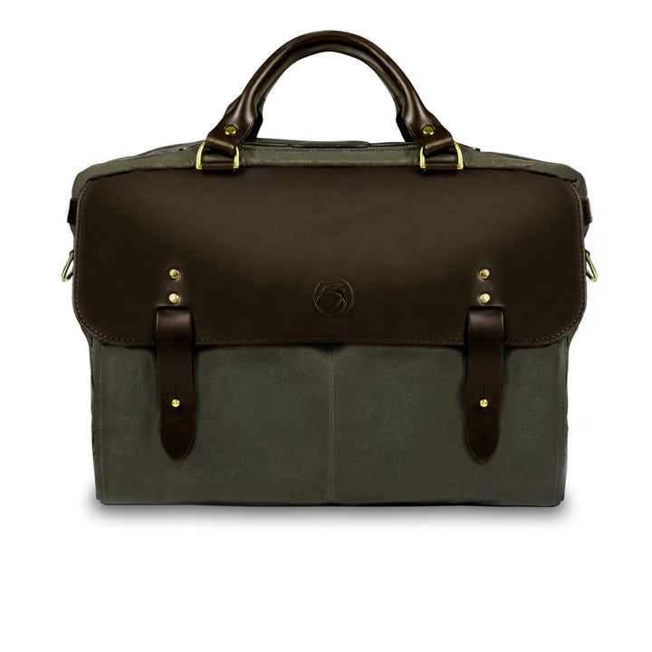 HomaRE. ホマレ OILED/WAX LEATHER BRIEF BAG HomaRE. ホマレ OILED/WAX LEATHER BRIEF BAG（Olive Waxed