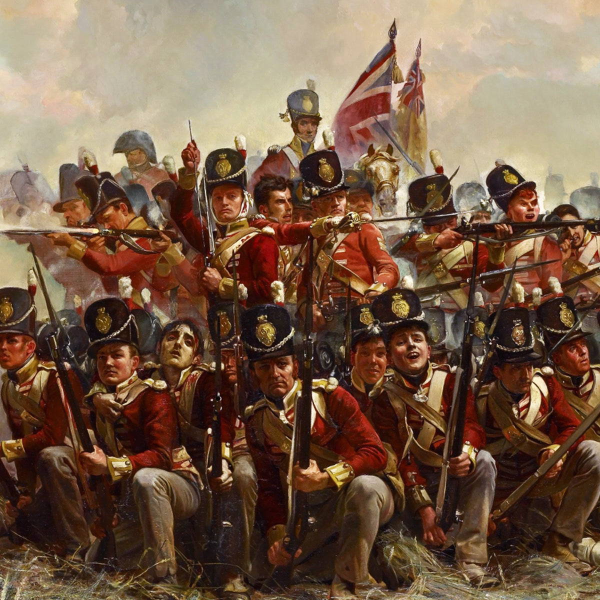 The 28th Regiment at Quatre Bras Silk Jacket Lining – Rampley and Co