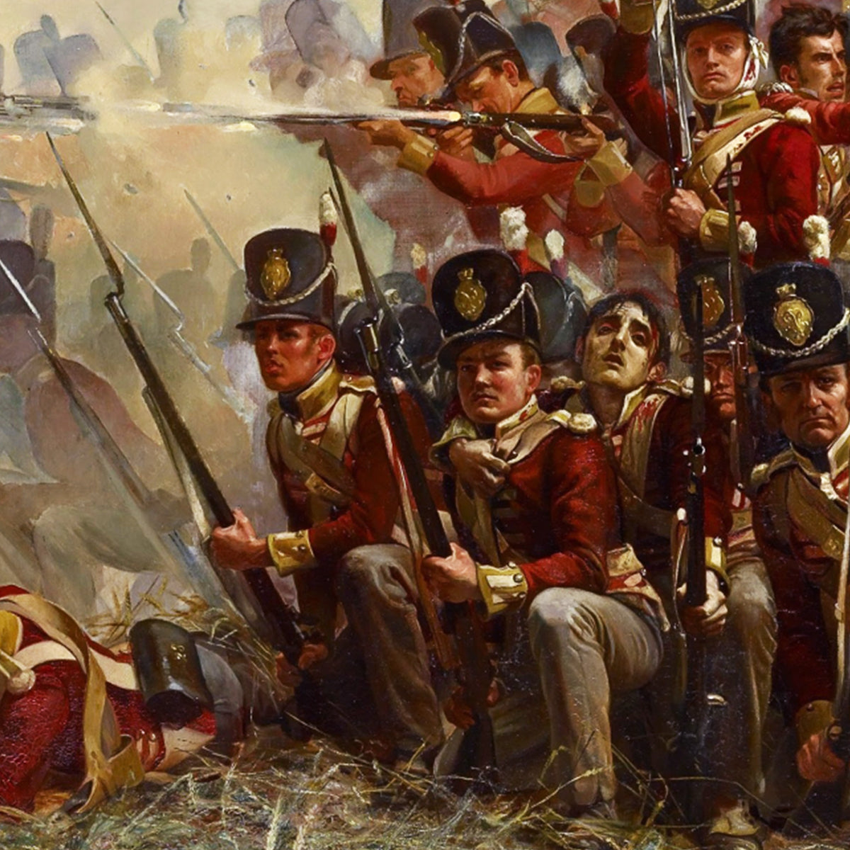 The 28th Regiment at Quatre Bras Silk Jacket Lining – Rampley and Co