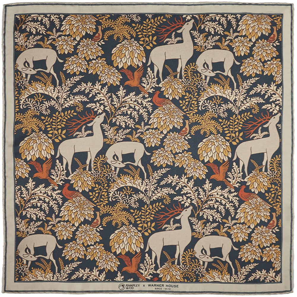 Balmoral, Navy Pocket Square