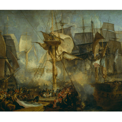 Battle of Trafalgar Turner Silk Jacket Lining