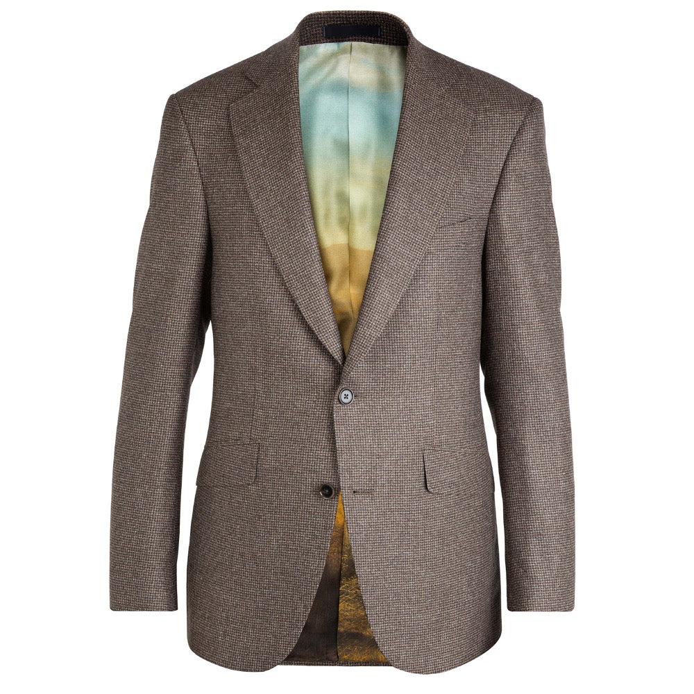 Walnut Superfine Houndstooth Jacket – Rampley and Co