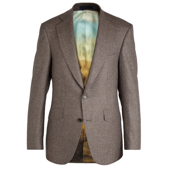Walnut Superfine Houndstooth Jacket – Rampley and Co