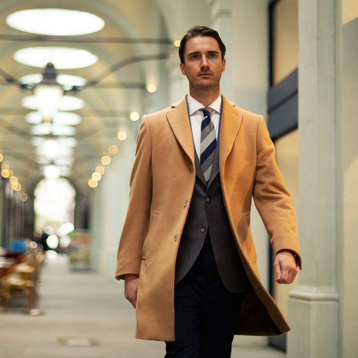 Camel Wool Overcoat – Rampley and Co