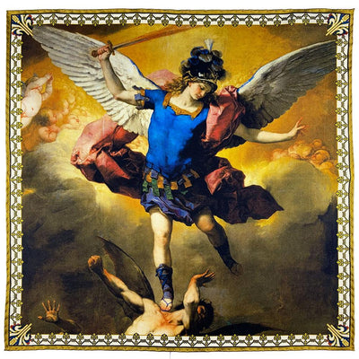 Fall of the Rebel Angels by Giordano Pocket Square