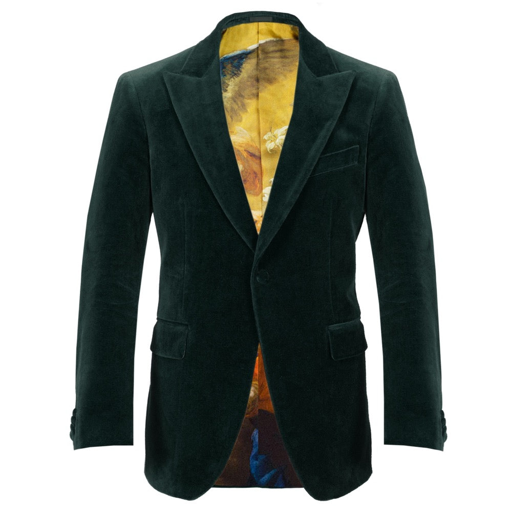 Green Velvet Jacket Rampley and Co Green Velvet Jacket Rampley and Co