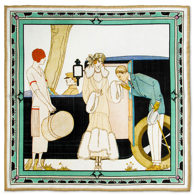 L'Envie George Barbier Pocket Square