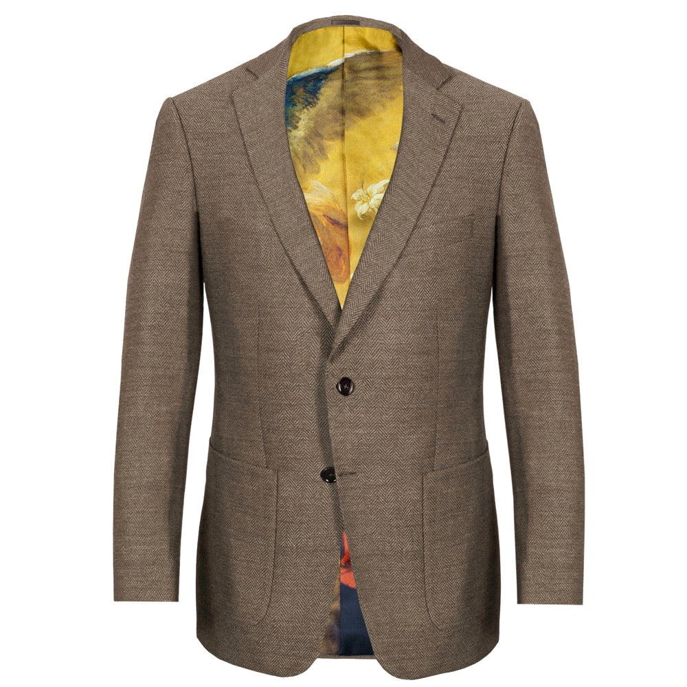 Tuscan Herringbone Merino Wool Jacket – Rampley and Co