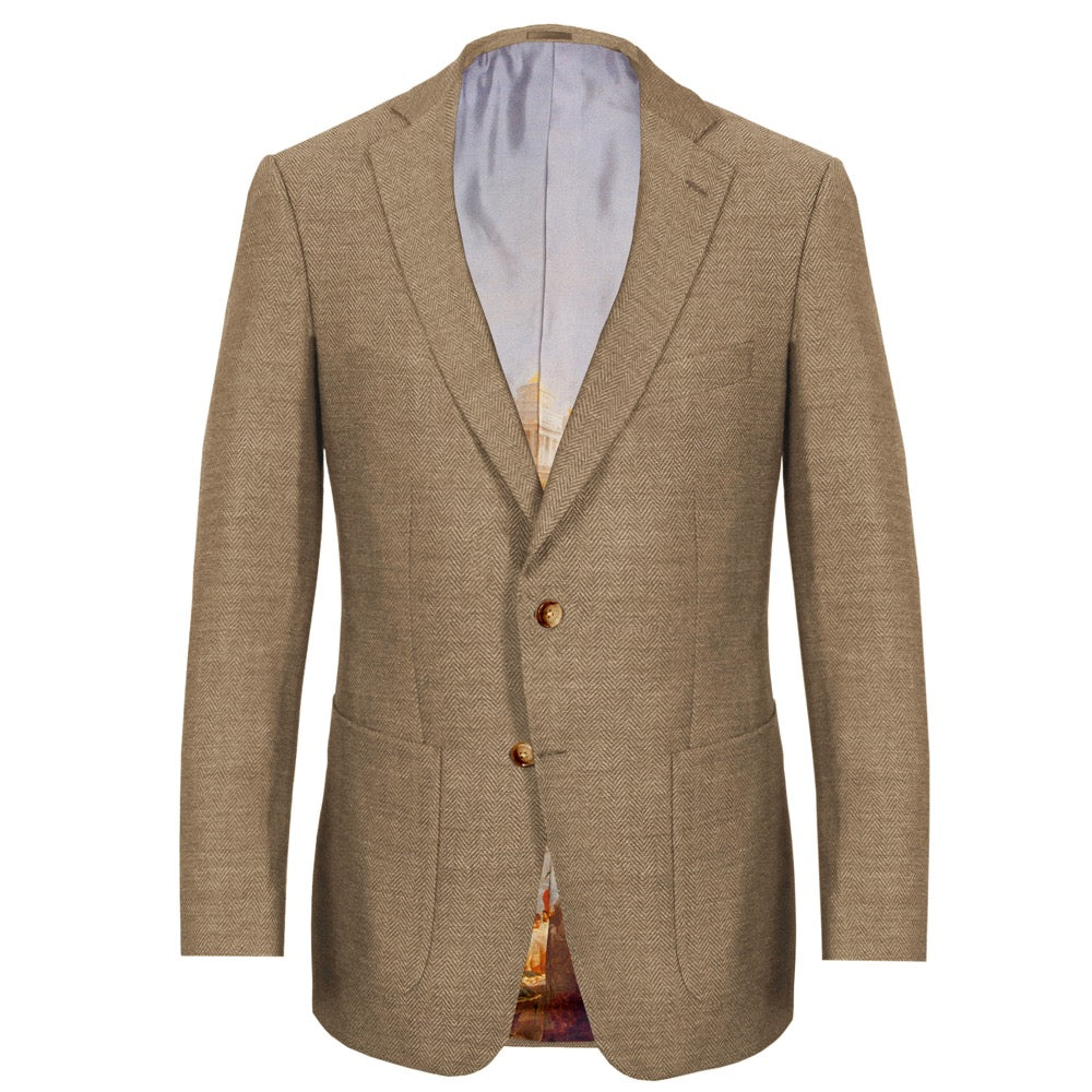 HERRINGBONE LINED JACKET main image 1