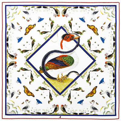 Merians Insects Birds British Museum Pocket Square
