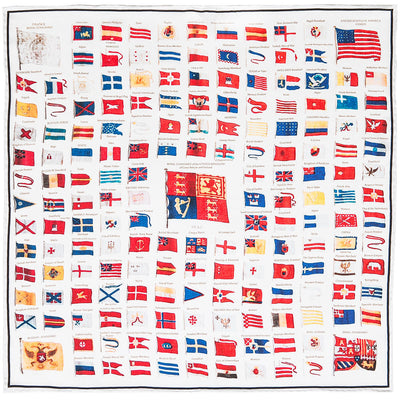 Naval Flags Of 1840 Hankerchief