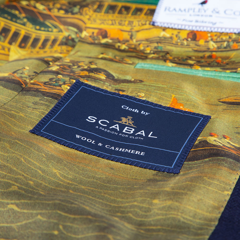 Navy Superfine Merino Wool Jacket – Rampley and Co