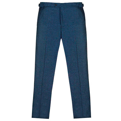 Navy Loro Piana Wool-Cashmere Flannel Trousers