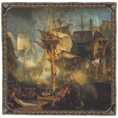 The Battle of Trafalgar, as Seen from the Mizen Starboard Shrouds of the Victory Pocket Square