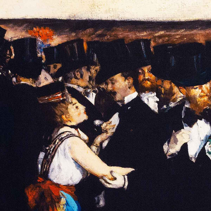 Masked Ball at the Opera by Edouard Manet Silk Jacket Lining