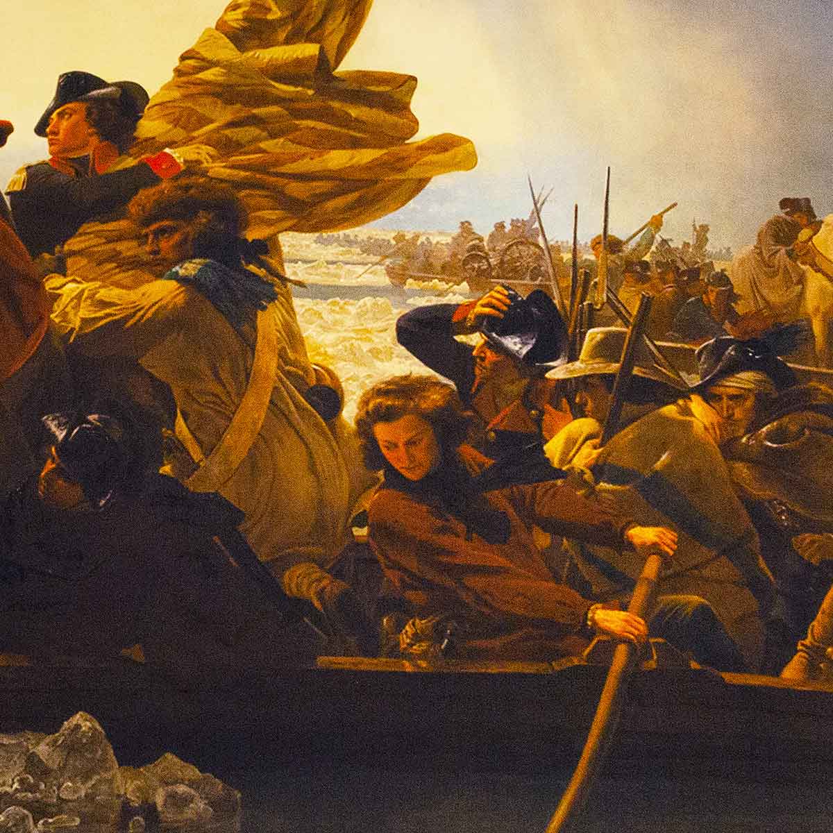 Washington Crossing the Delaware Silk Jacket Lining – Rampley and Co